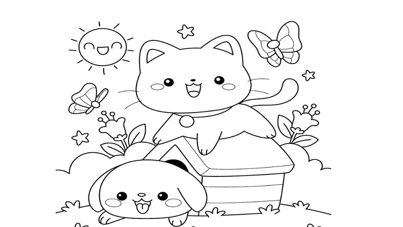 Coloring:jq8b0un4kyy= Hello Kitty: Exploring Hello Kitty