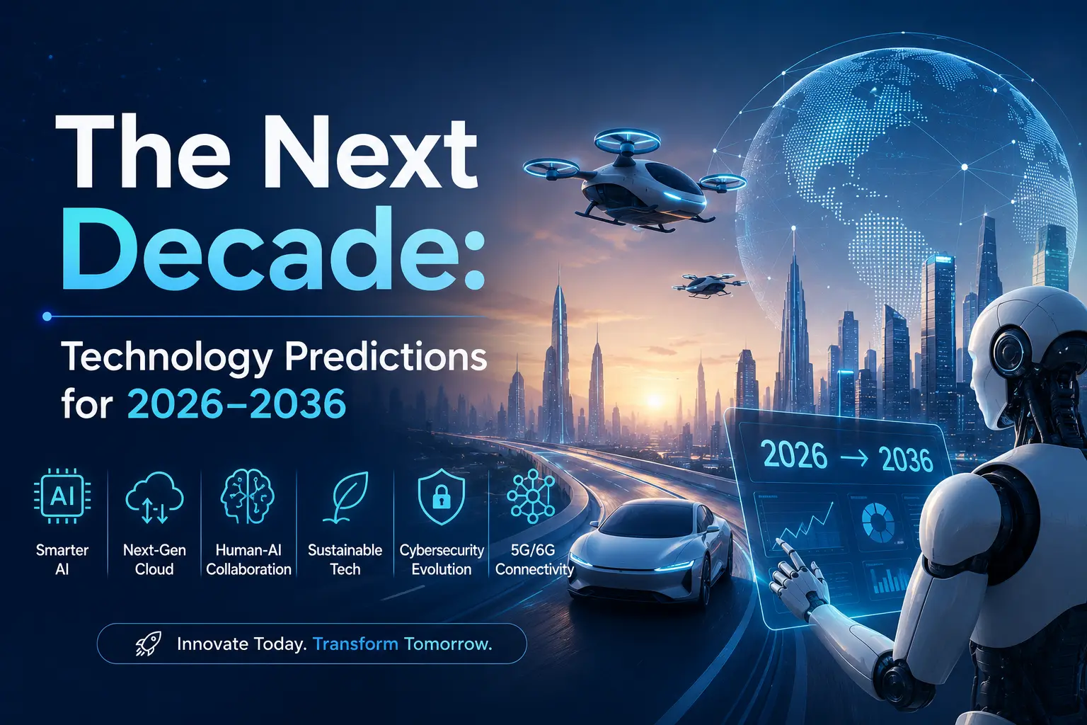 The Next Decade: Technology Predictions for 2026–2036