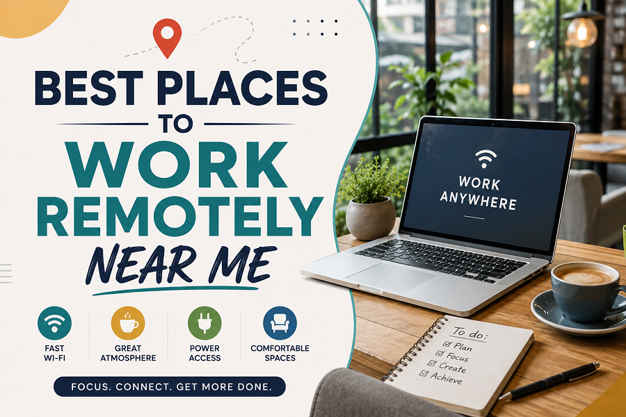 best places to work remotely near me