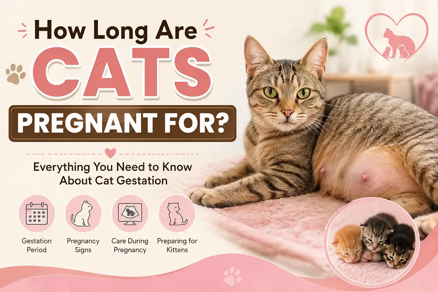 how long are cats pregnant for