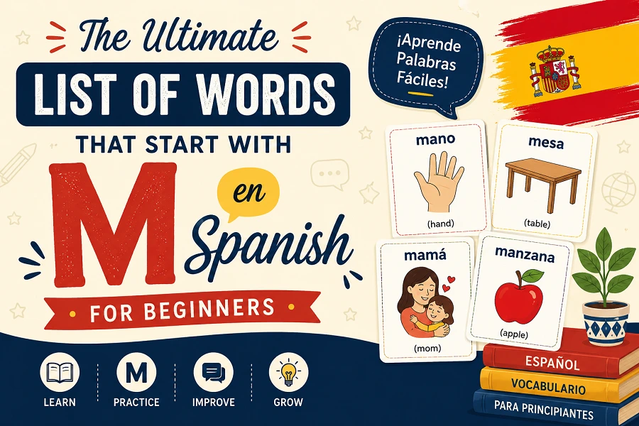 words that start with m in spanish